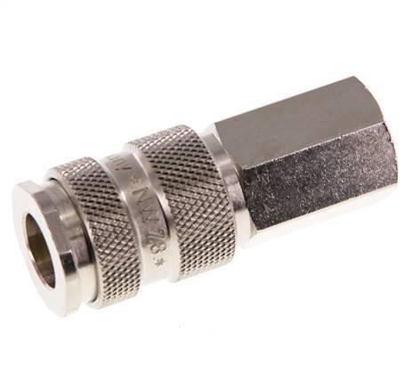 Hardened steel DN 7.8 Air Coupling Socket G 1/4 inch Female