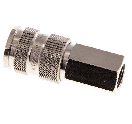 Hardened steel DN 7.8 Air Coupling Socket G 1/4 inch Female