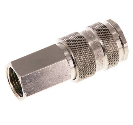 Hardened steel DN 7.8 Air Coupling Socket G 3/8 inch Female