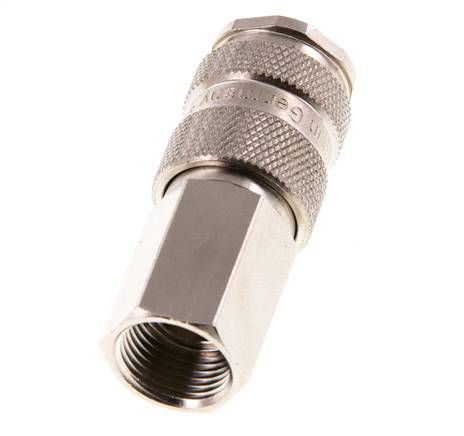Hardened steel DN 7.8 Air Coupling Socket G 3/8 inch Female