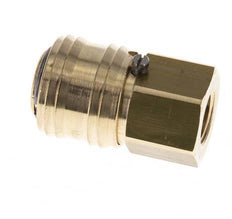 Brass DN 7.2 (Euro) Air Coupling Socket with Lock