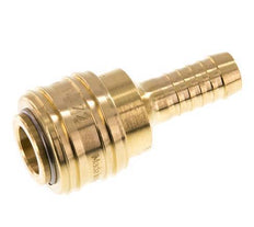 Brass DN 7.2 (Euro) Air Coupling Socket 10 mm Hose Pillar