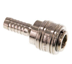 Nickel-plated Brass DN 7.2 (Euro) Air Coupling Socket 10 mm Hose Pillar
