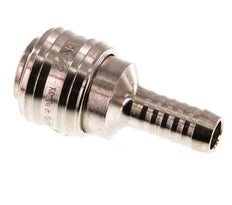 Nickel-plated Brass DN 7.2 (Euro) Air Coupling Socket 10 mm Hose Pillar