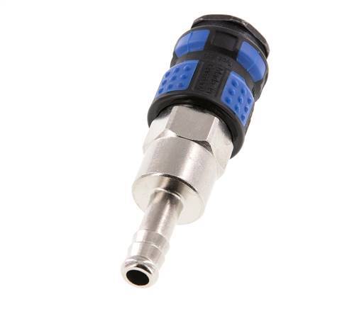 Nickel-plated Brass DN 7.8 Air Coupling Socket 8 mm Hose Pillar