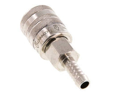 Nickel-plated Brass DN 7.8 Safety Air Coupling Socket 9 mm Hose Pillar