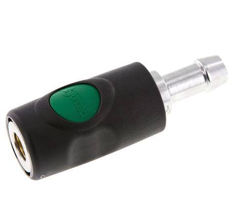 Composite material DN 7.4 Safety Air Coupling Socket with Push Button 13 mm Hose Pillar