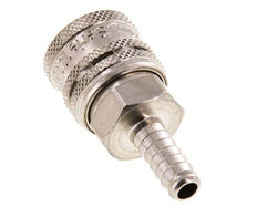 Steel DN 7.2 (Euro) Safety Air Coupling Socket 8 mm Hose Pillar