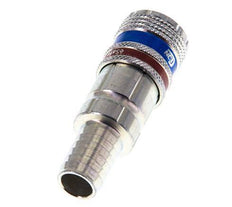 Steel/brass DN 7.6 (7.2 Euro) Safety Air Coupling Socket 13 mm Hose Pillar