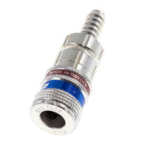 Steel/brass DN 7.6 (7.2 Euro) Safety Air Coupling Socket 9 mm Hose Pillar