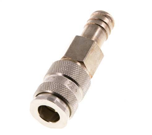 Hardened steel DN 7.8 Air Coupling Socket 13 mm Hose Pillar