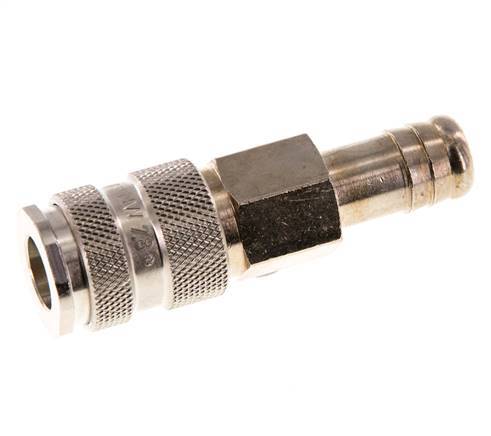 Hardened steel DN 7.8 Air Coupling Socket 13 mm Hose Pillar