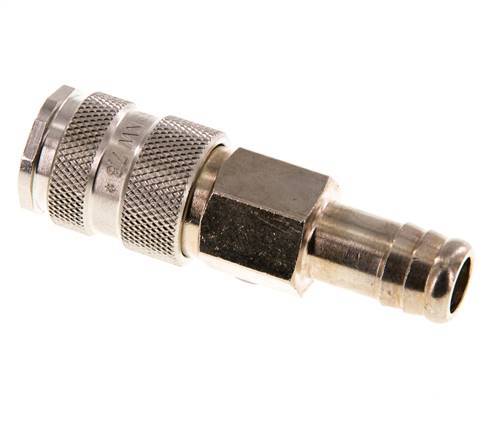 Hardened steel DN 7.8 Air Coupling Socket 13 mm Hose Pillar