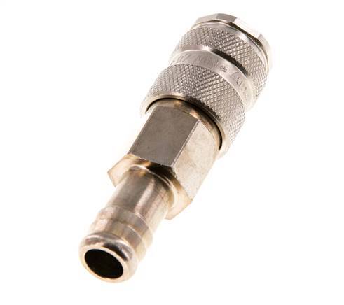 Hardened steel DN 7.8 Air Coupling Socket 13 mm Hose Pillar