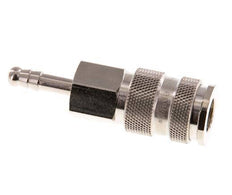 Hardened steel DN 7.8 Air Coupling Socket 6 mm Hose Pillar