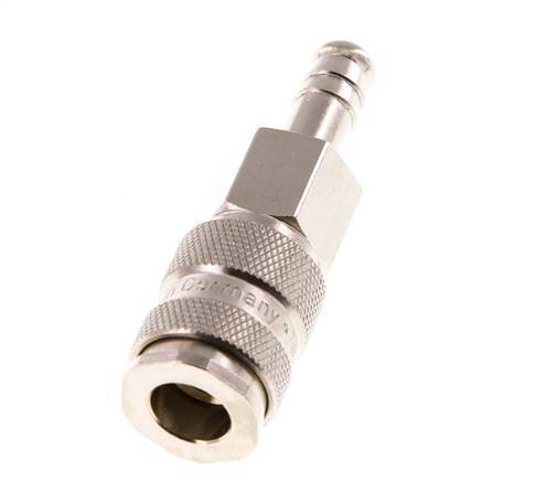 Hardened steel DN 7.8 Air Coupling Socket 9 mm Hose Pillar