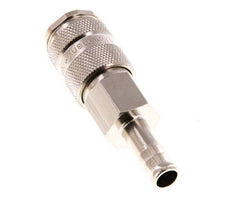 Hardened steel DN 7.8 Air Coupling Socket 9 mm Hose Pillar