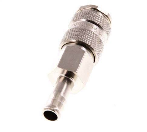 Hardened steel DN 7.8 Air Coupling Socket 9 mm Hose Pillar