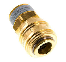 Brass DN 7.2 (Euro) Air Coupling Socket G 1/2 inch Male