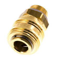 Brass DN 7.2 (Euro) Air Coupling Socket G 3/8 inch Male
