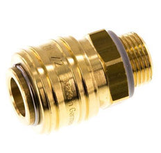 Brass DN 7.2 (Euro) Air Coupling Socket G 3/8 inch Male