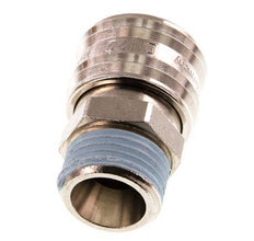 Nickel-plated Brass DN 7.2 (Euro) Air Coupling Socket G 1/2 inch Male