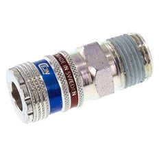 Steel/brass DN 7.6 (7.2 Euro) Safety Air Coupling Socket R 1/2 inch Male