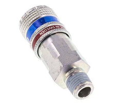 Steel/brass DN 7.6 (7.2 Euro) Safety Air Coupling Socket R 1/4 inch Male