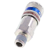 Steel/brass DN 7.6 (7.2 Euro) Safety Air Coupling Socket R 1/4 inch Male