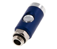 Acero templado DN 7.4 Enchufe de seguridad para acoplamiento de aire con pulsador G 3/8 pulgadas Macho