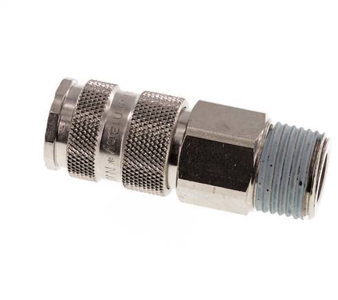 Hardened steel DN 7.8 Air Coupling Socket R 1/2 inch Male
