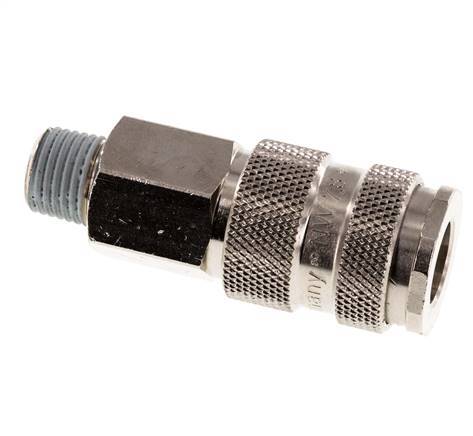 Hardened steel DN 7.8 Air Coupling Socket R 1/4 inch Male