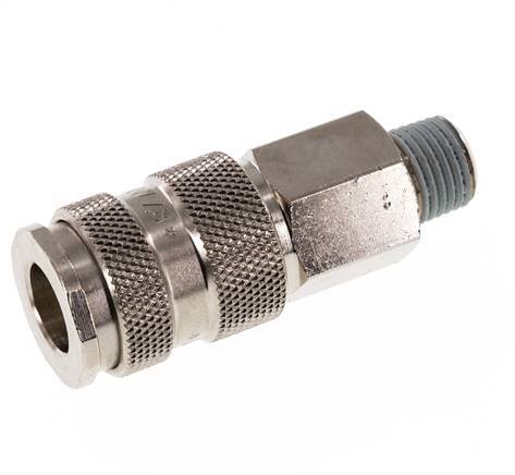 Hardened steel DN 7.8 Air Coupling Socket R 1/4 inch Male