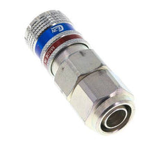 Steel/brass DN 7.6 (7.2 Euro) Safety Air Coupling Socket 11x16 mm (streamline) Union Nut