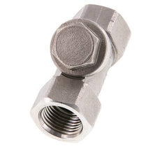 G1/2'' Stainless Steel 316 Y Check Valve PTFE 0.4/0.8-40bar - CLYS