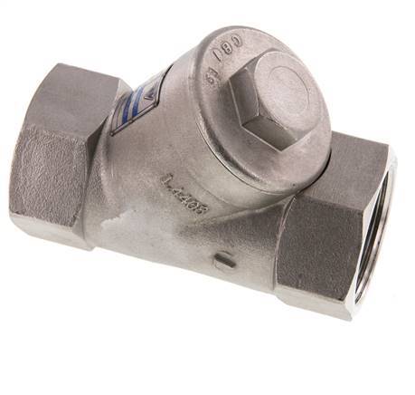 G2'' Stainless Steel 316 Y Check Valve PTFE 0.1/0.3-40bar - CLYS