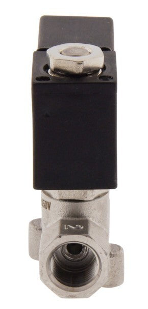 Solenoid Valve CM-DA 1/4'' Stainless Steel FKM 0-10bar 380V AC