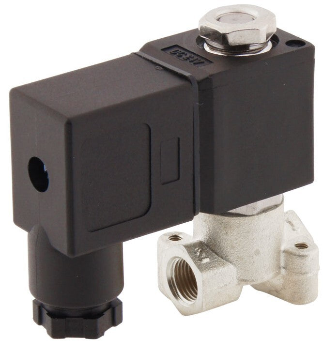 Solenoid Valve CM-DA 1/8'' Stainless Steel FKM 0-10bar 230V AC
