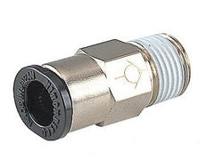 10mm - R1/2" Meter-Out Aluminum Straight Check Valve