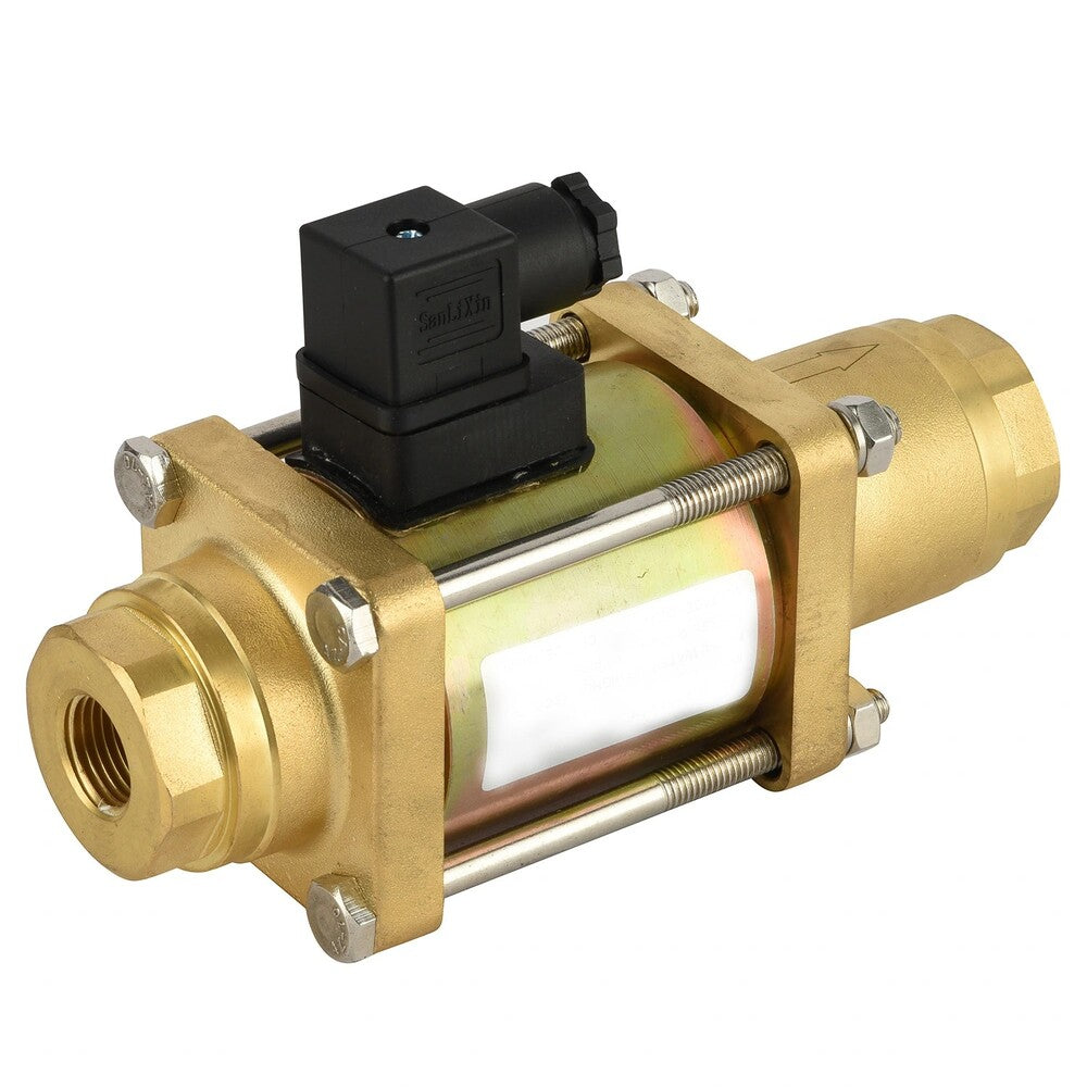 G3/8'' 24V DC Brass Coaxial Solenoid Valve EPDM 0 - 64bar