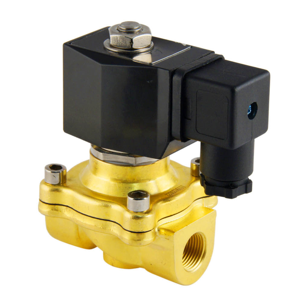 Solenoid Valve DF-SA 3/8'' brass FKM 0-10bar 120V AC