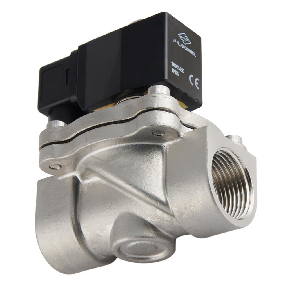 Solenoid Valve DF-SA 1'' stainless steel FKM 0-10bar 120V AC