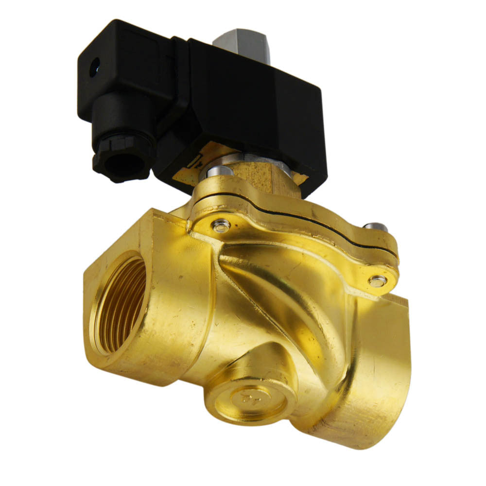Solenoid Valve DF-SB 1'' NO brass EPDM 0-5bar 24V AC