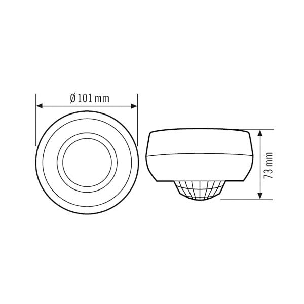 ESYLUX Basic Motion Switch (Complete) - EB10430893