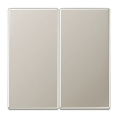 Jung Aluminum/Gold Steel/Chrome Control Element/Central Plate Switchgear - ES2995