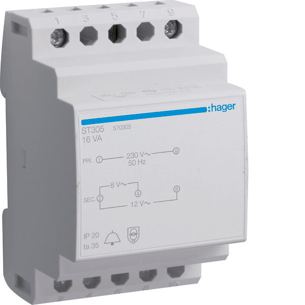 Hager ST Bell Transformer - ST305