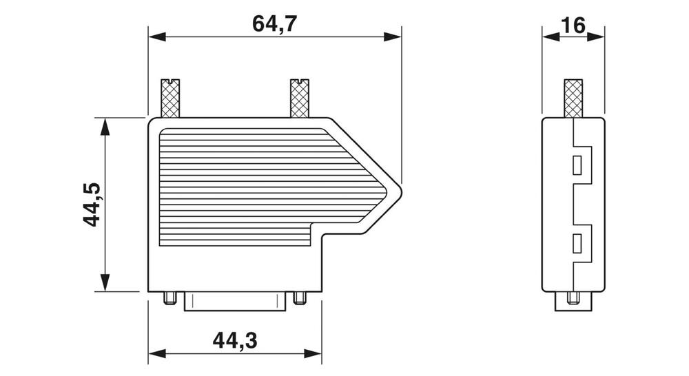 Phoenix Contact Sub-D Connector - 2761596