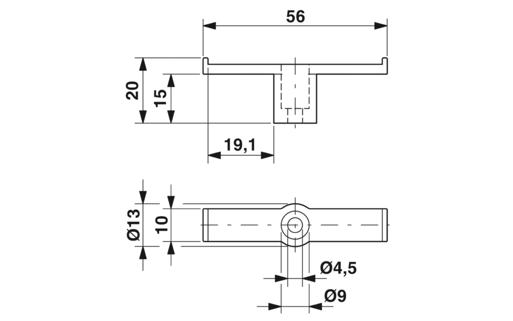 Phoenix Contact Power Rail Support - 3026476 [2 Pieces]