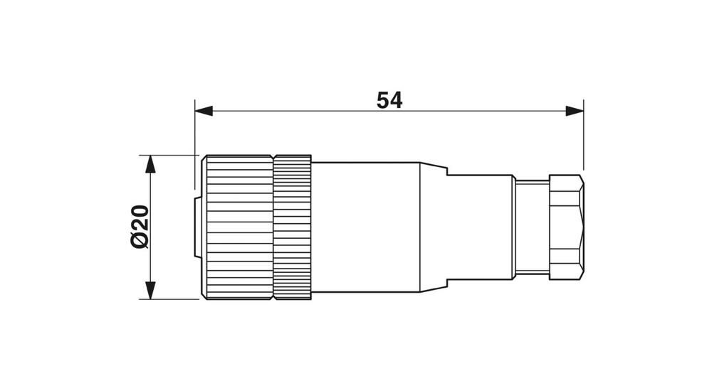 Phoenix Contact SACC Ronde (Industrial) Connector - 1543032