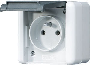 Jung WG800 Wall Outlet Box (WCD Switchgear) - 821FKIW